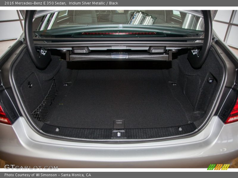 Iridium Silver Metallic / Black 2016 Mercedes-Benz E 350 Sedan