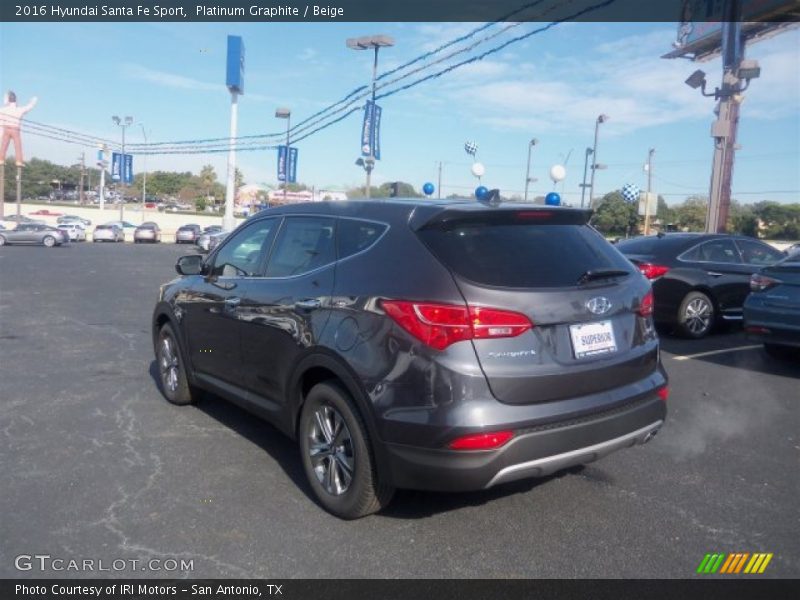 Platinum Graphite / Beige 2016 Hyundai Santa Fe Sport