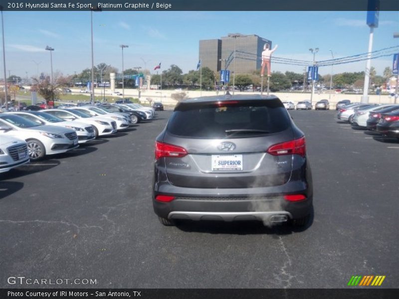 Platinum Graphite / Beige 2016 Hyundai Santa Fe Sport