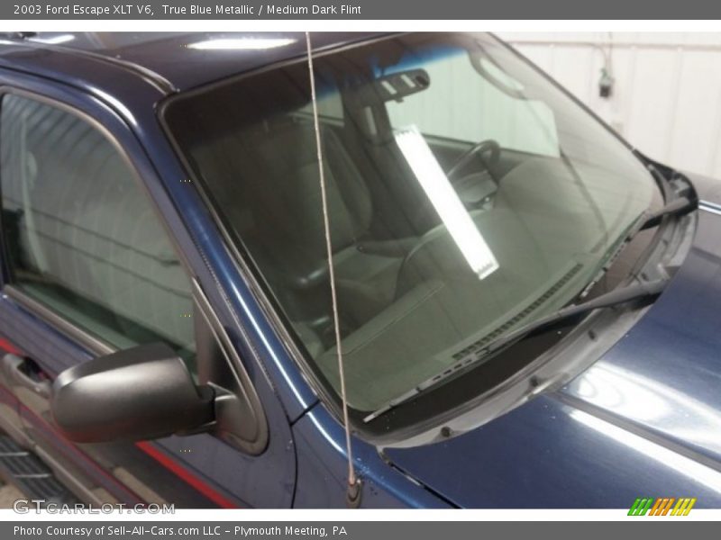 True Blue Metallic / Medium Dark Flint 2003 Ford Escape XLT V6