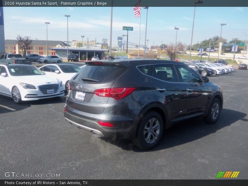 Platinum Graphite / Beige 2016 Hyundai Santa Fe Sport