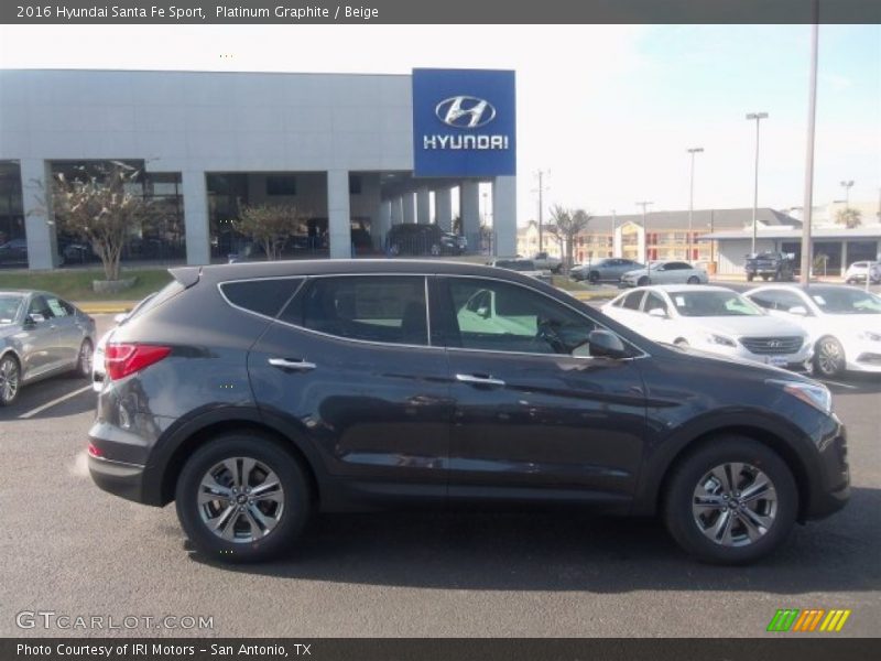 Platinum Graphite / Beige 2016 Hyundai Santa Fe Sport