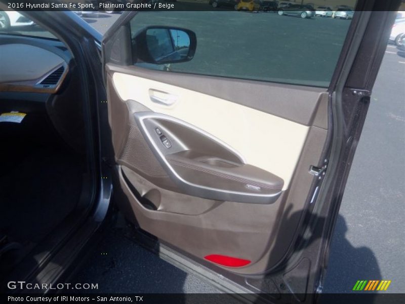 Platinum Graphite / Beige 2016 Hyundai Santa Fe Sport