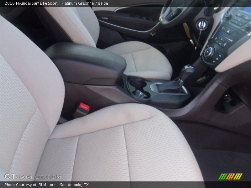 Platinum Graphite / Beige 2016 Hyundai Santa Fe Sport
