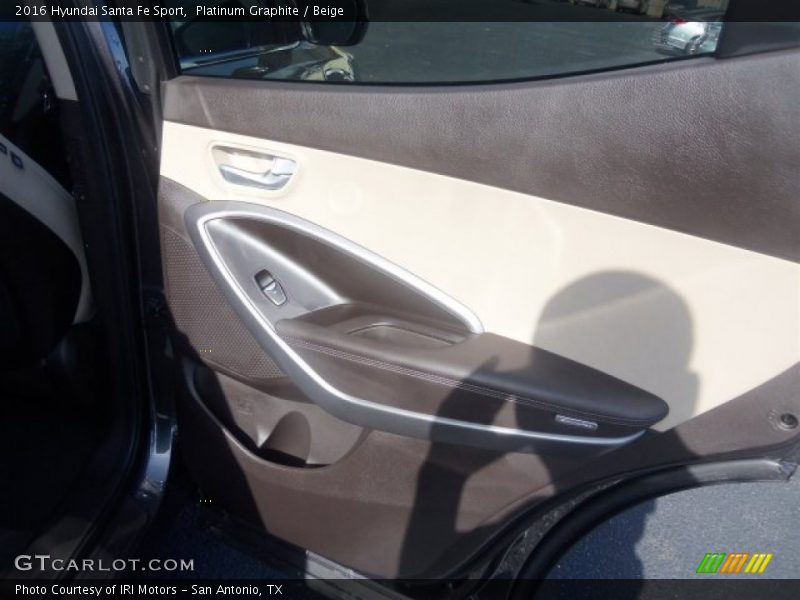 Platinum Graphite / Beige 2016 Hyundai Santa Fe Sport