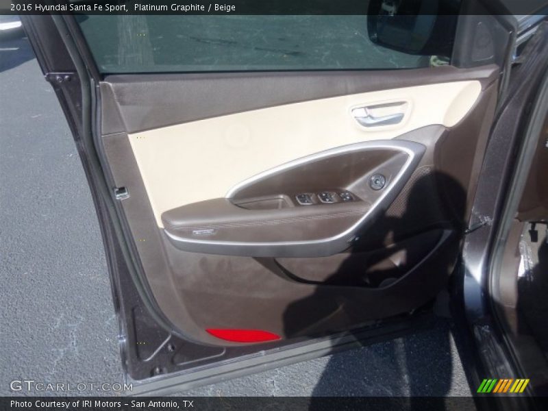 Platinum Graphite / Beige 2016 Hyundai Santa Fe Sport