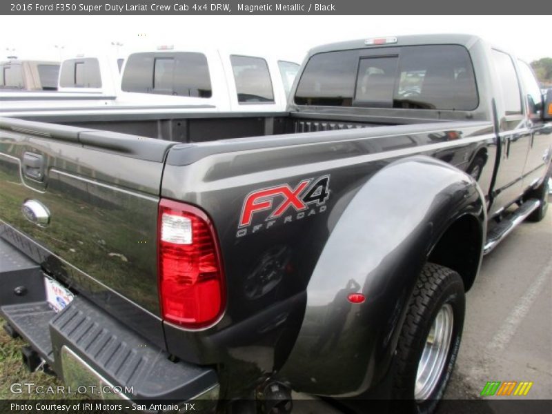 Magnetic Metallic / Black 2016 Ford F350 Super Duty Lariat Crew Cab 4x4 DRW