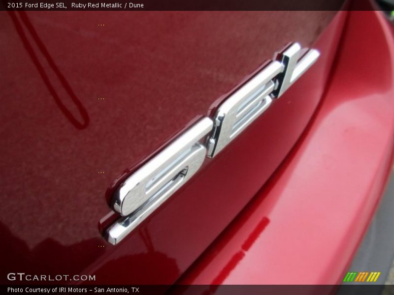 Ruby Red Metallic / Dune 2015 Ford Edge SEL
