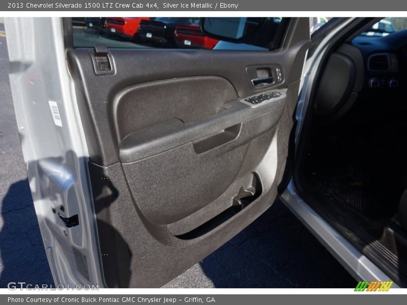 Silver Ice Metallic / Ebony 2013 Chevrolet Silverado 1500 LTZ Crew Cab 4x4