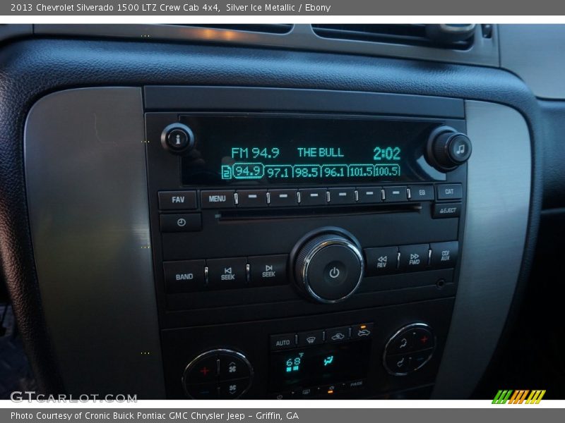 Silver Ice Metallic / Ebony 2013 Chevrolet Silverado 1500 LTZ Crew Cab 4x4