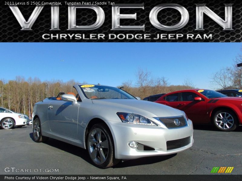 Tungsten Pearl / Saddle Tan 2011 Lexus IS 250C Convertible