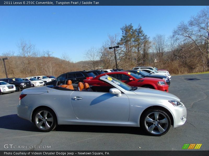 Tungsten Pearl / Saddle Tan 2011 Lexus IS 250C Convertible