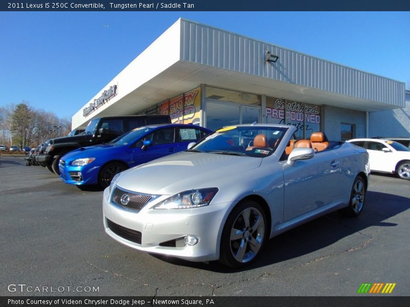 Tungsten Pearl / Saddle Tan 2011 Lexus IS 250C Convertible