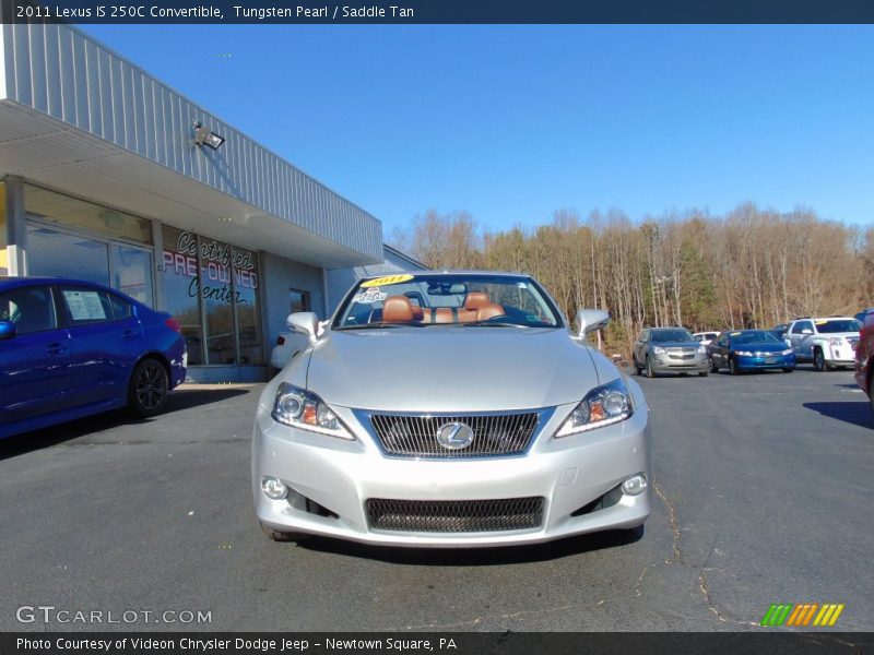 Tungsten Pearl / Saddle Tan 2011 Lexus IS 250C Convertible