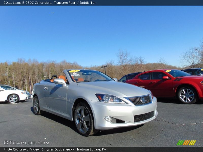 Tungsten Pearl / Saddle Tan 2011 Lexus IS 250C Convertible