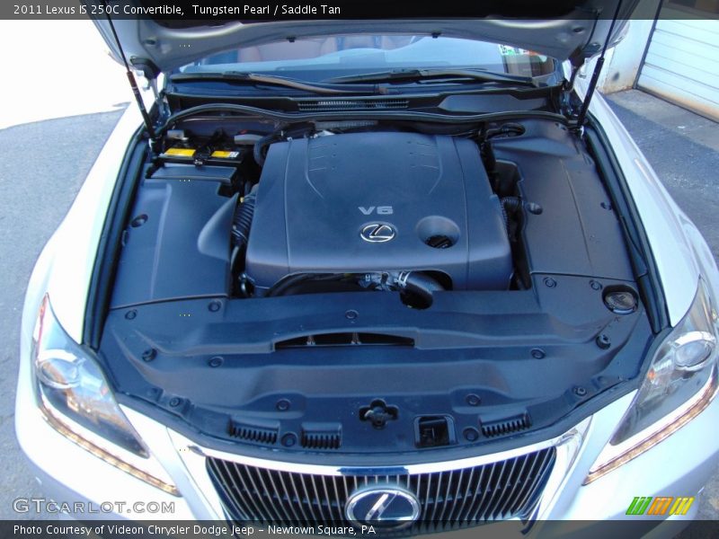 Tungsten Pearl / Saddle Tan 2011 Lexus IS 250C Convertible