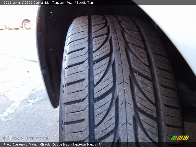 Tungsten Pearl / Saddle Tan 2011 Lexus IS 250C Convertible