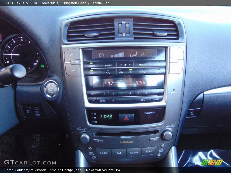 Tungsten Pearl / Saddle Tan 2011 Lexus IS 250C Convertible