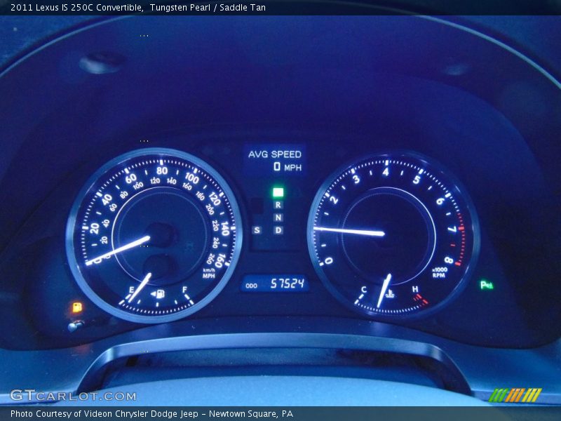 Tungsten Pearl / Saddle Tan 2011 Lexus IS 250C Convertible