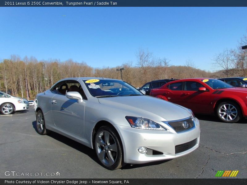 Tungsten Pearl / Saddle Tan 2011 Lexus IS 250C Convertible