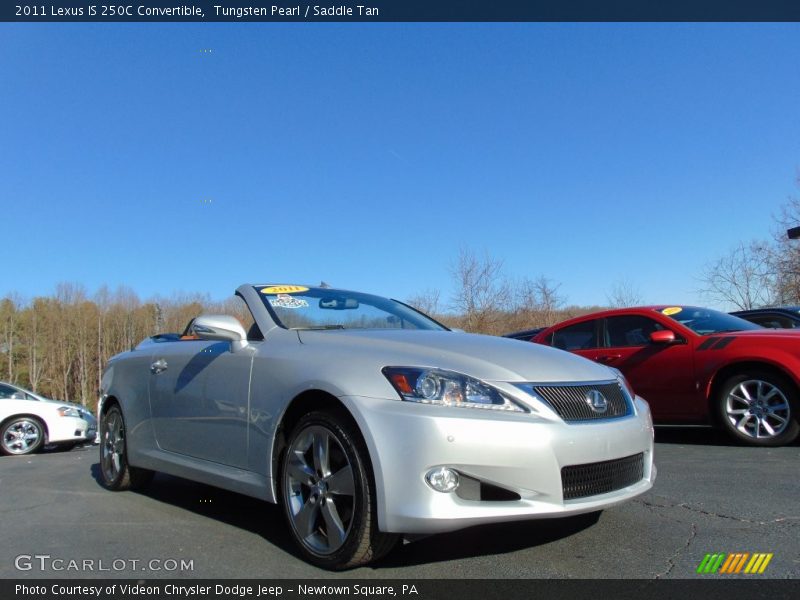 Tungsten Pearl / Saddle Tan 2011 Lexus IS 250C Convertible