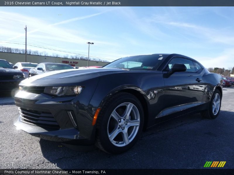 Nightfall Gray Metallic / Jet Black 2016 Chevrolet Camaro LT Coupe