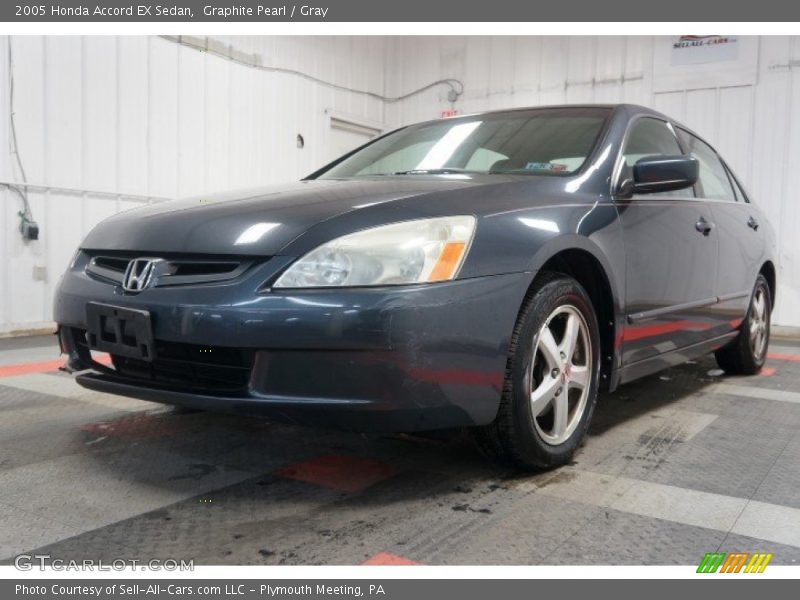 Graphite Pearl / Gray 2005 Honda Accord EX Sedan