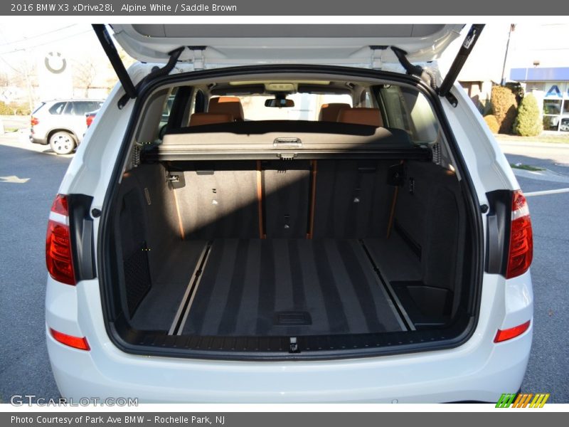 Alpine White / Saddle Brown 2016 BMW X3 xDrive28i