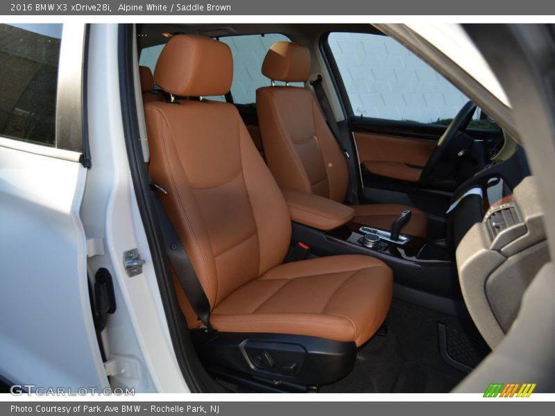 Alpine White / Saddle Brown 2016 BMW X3 xDrive28i