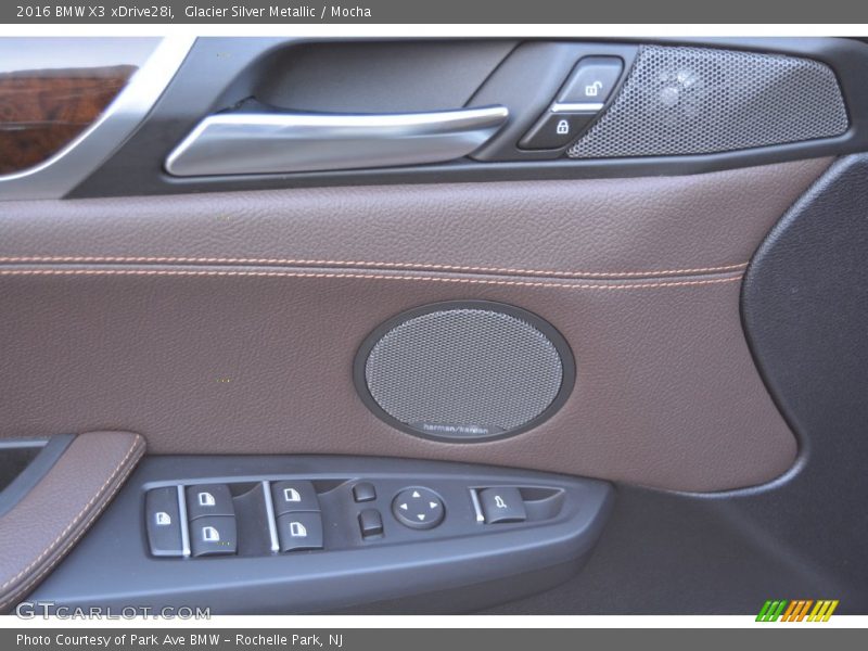 Glacier Silver Metallic / Mocha 2016 BMW X3 xDrive28i