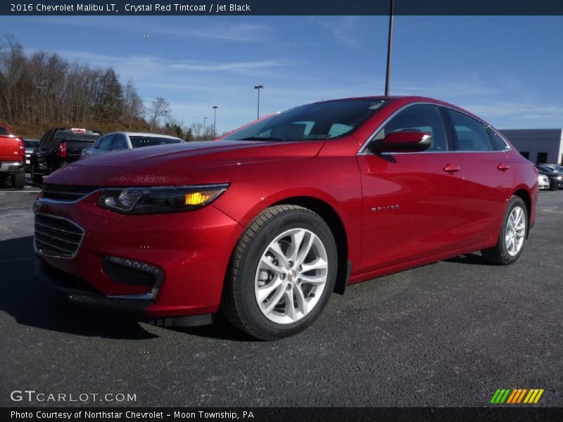Crystal Red Tintcoat / Jet Black 2016 Chevrolet Malibu LT