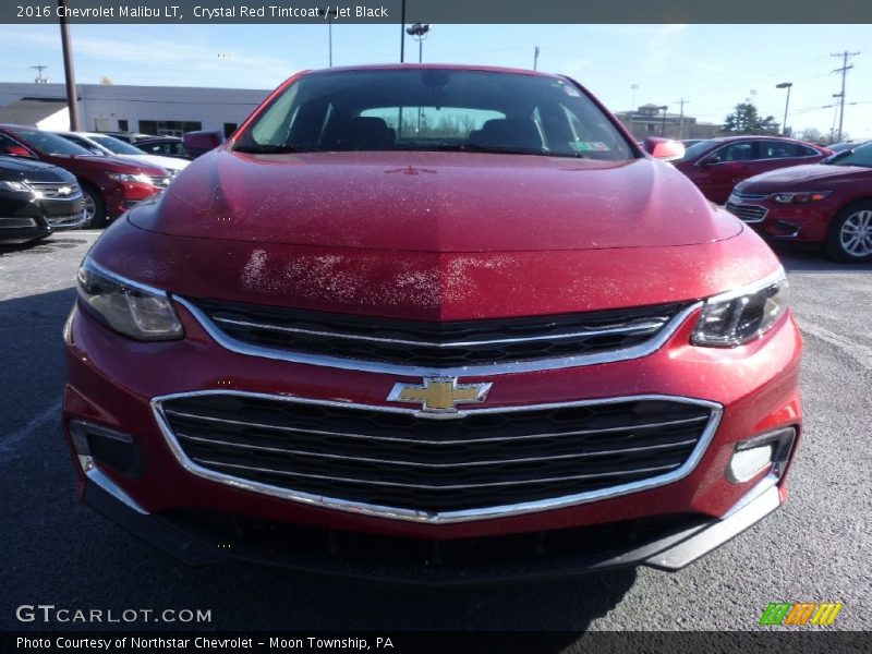 Crystal Red Tintcoat / Jet Black 2016 Chevrolet Malibu LT