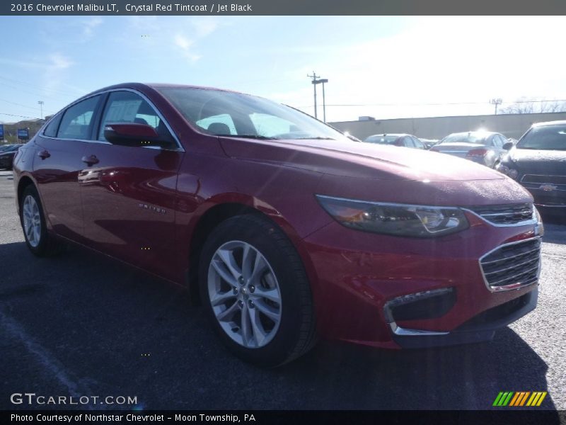 Crystal Red Tintcoat / Jet Black 2016 Chevrolet Malibu LT