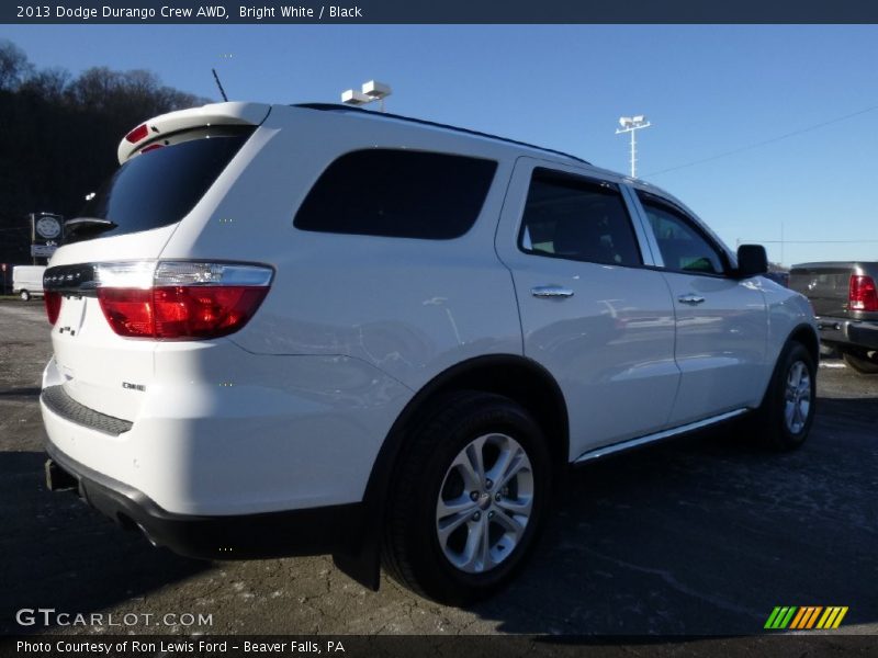 Bright White / Black 2013 Dodge Durango Crew AWD