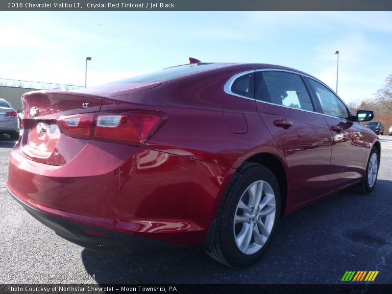 Crystal Red Tintcoat / Jet Black 2016 Chevrolet Malibu LT