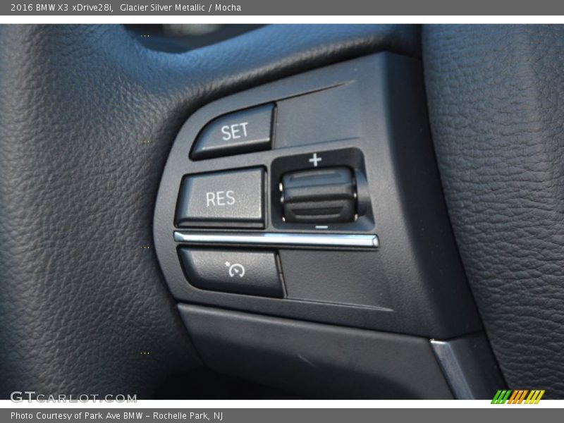 Glacier Silver Metallic / Mocha 2016 BMW X3 xDrive28i