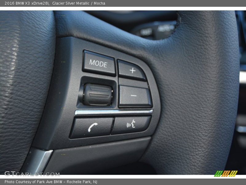 Glacier Silver Metallic / Mocha 2016 BMW X3 xDrive28i
