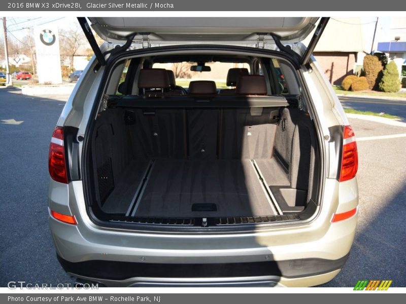 Glacier Silver Metallic / Mocha 2016 BMW X3 xDrive28i