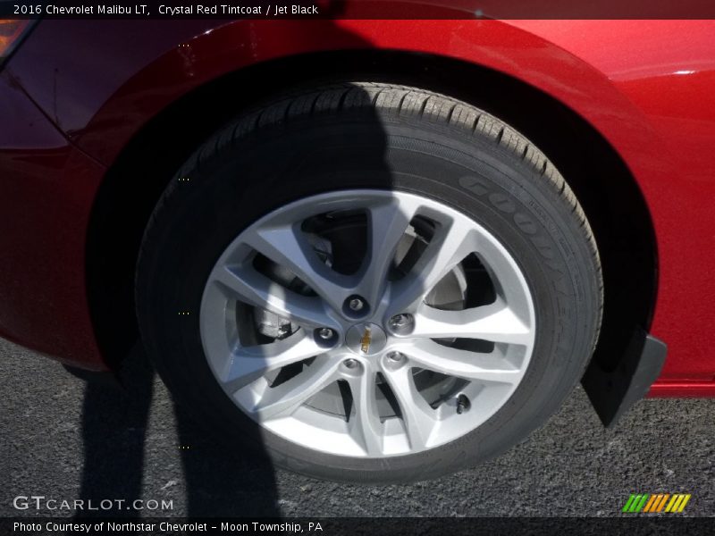 Crystal Red Tintcoat / Jet Black 2016 Chevrolet Malibu LT