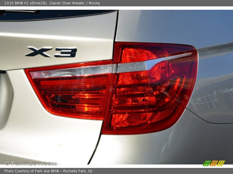 Glacier Silver Metallic / Mocha 2016 BMW X3 xDrive28i