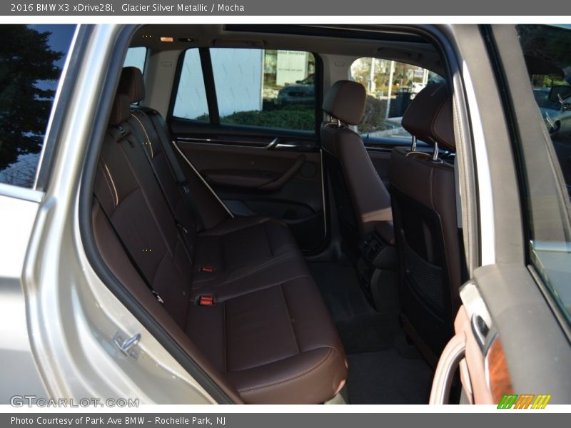 Glacier Silver Metallic / Mocha 2016 BMW X3 xDrive28i