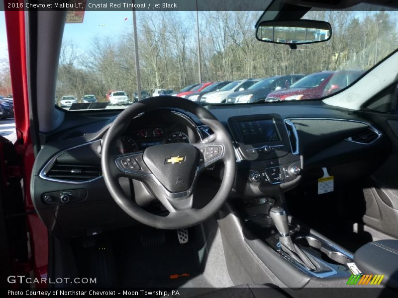 Crystal Red Tintcoat / Jet Black 2016 Chevrolet Malibu LT