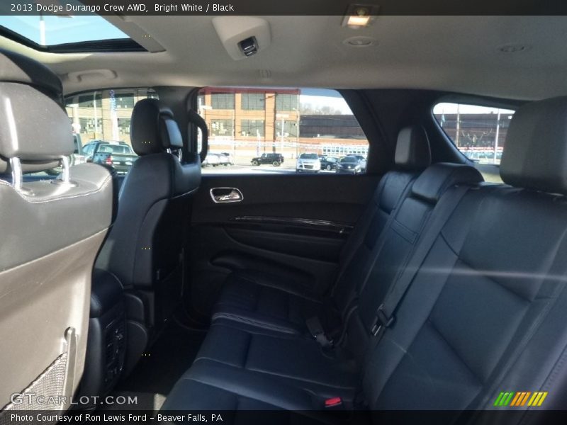 Bright White / Black 2013 Dodge Durango Crew AWD