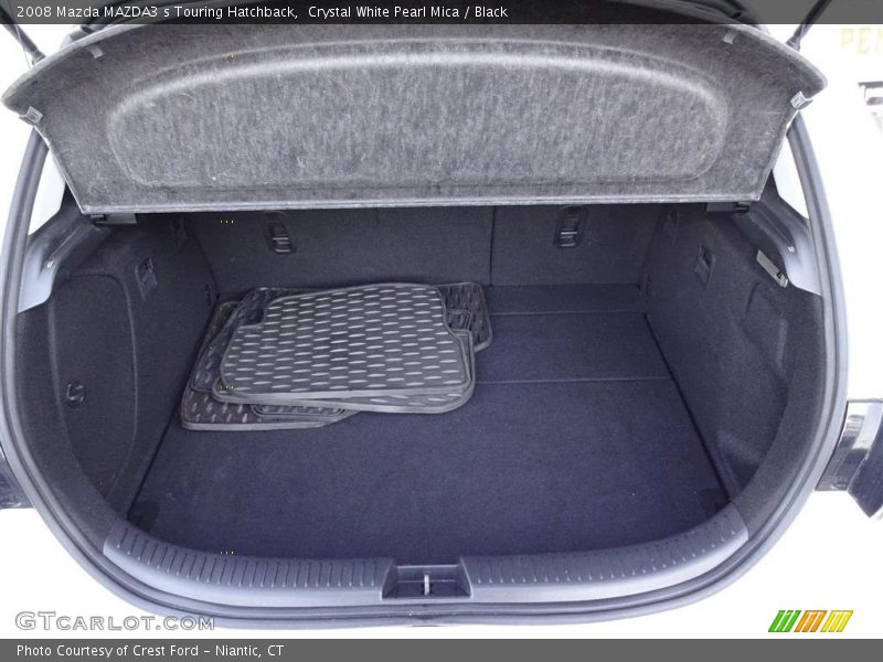 Crystal White Pearl Mica / Black 2008 Mazda MAZDA3 s Touring Hatchback