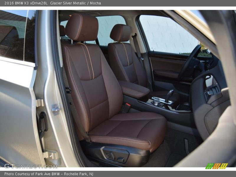 Glacier Silver Metallic / Mocha 2016 BMW X3 xDrive28i