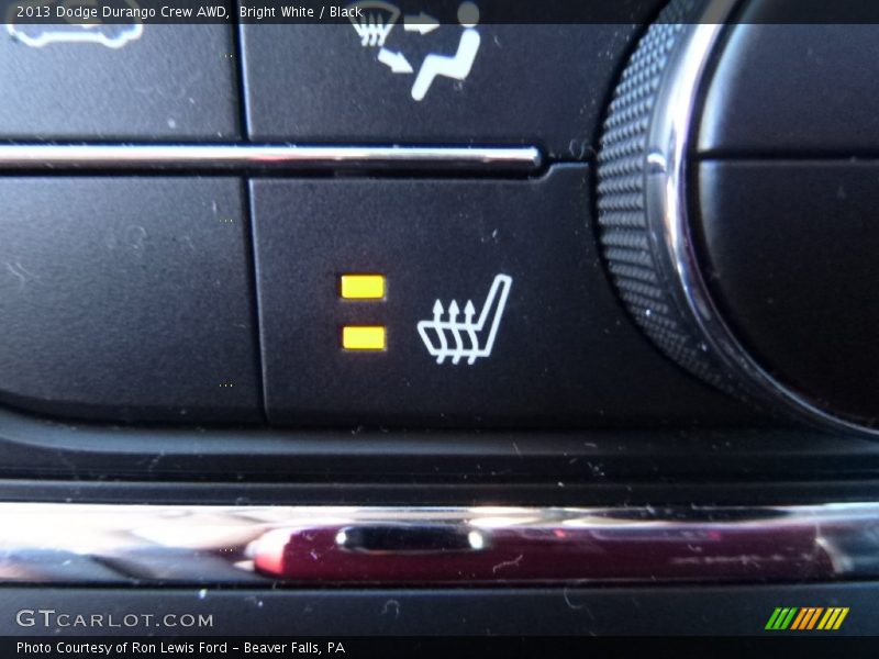 Bright White / Black 2013 Dodge Durango Crew AWD