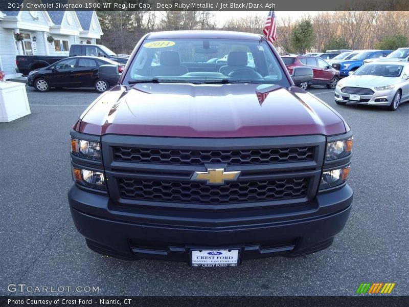 Deep Ruby Metallic / Jet Black/Dark Ash 2014 Chevrolet Silverado 1500 WT Regular Cab