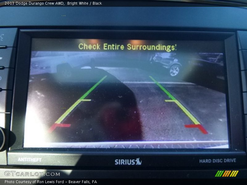 Bright White / Black 2013 Dodge Durango Crew AWD