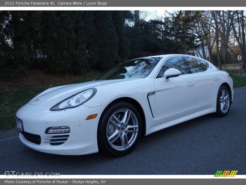 Carrara White / Luxor Beige 2012 Porsche Panamera 4S