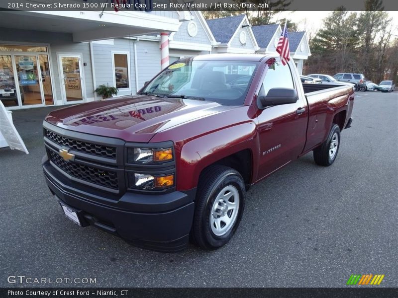 Deep Ruby Metallic / Jet Black/Dark Ash 2014 Chevrolet Silverado 1500 WT Regular Cab